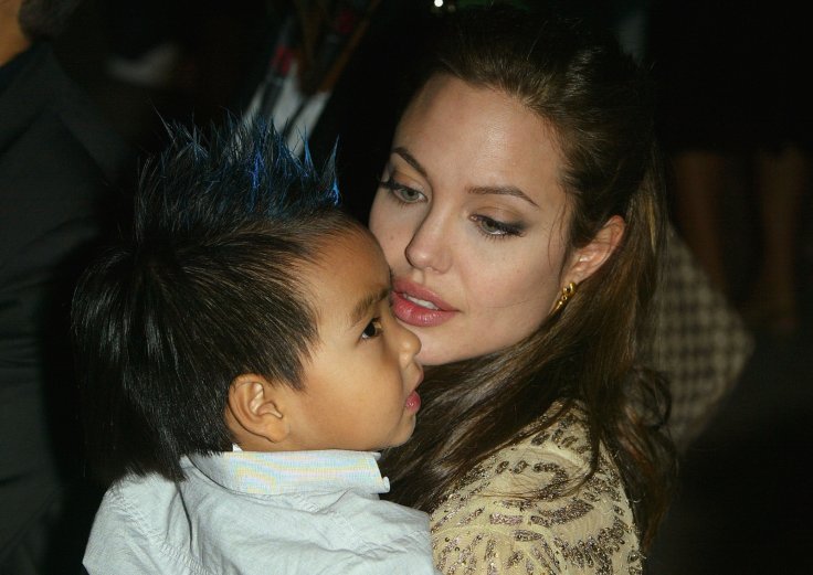 Angelina Jolie and her son Maddox Angelina Jolie and her son Maddox