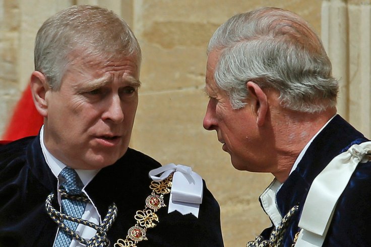 Prince Andrew and Prince Charles. Prince Andrew and Prince Charles.