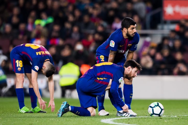 Lionel Messi and Luis Suarez Lionel Messi and Luis Suarez