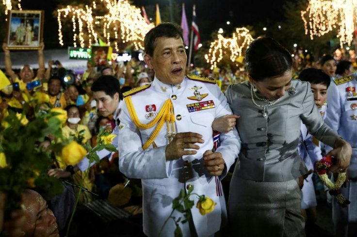 Thai King Maha Vajiralongkorn and Queen Sotheda. Thai King Maha Vajiralongkorn and Queen Sotheda.