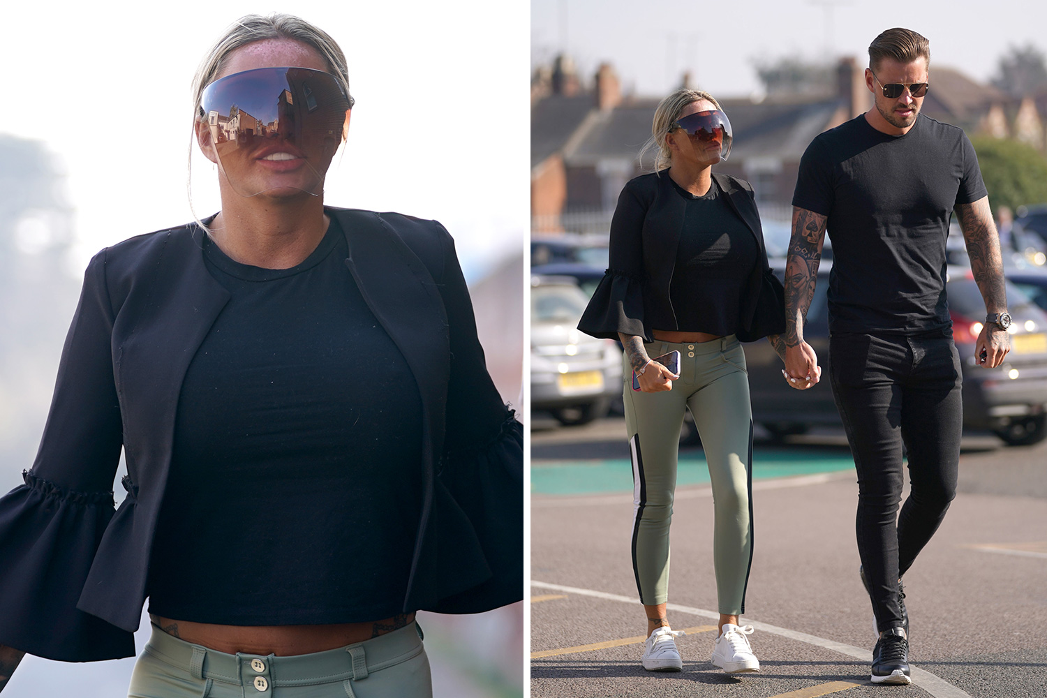 Aspiring Model, 17, Was Left With &Quot;Chemical Burns&Quot; On Her Face And Puffy Eyes For Weeks After Using Garnier Makeup Remover. Katie Price Wears A Bizarre Visored Mask In Court With Carl Woods.