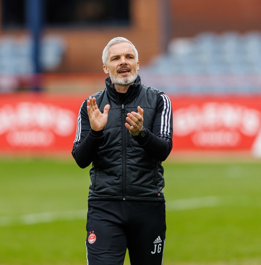 Aberdeen Boss Jim Goodwin Spoke About The Third Known Exit Since Taking Over At Pittodrie. Jim Goodwin Overseeing The Overhaul