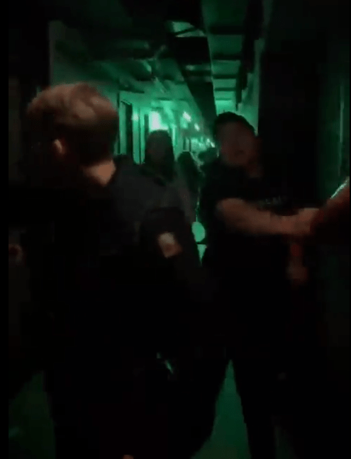 An Eyewitness Talks About A Bloody Fight In The &Quot;Wild West&Quot; When Phil Foden'S Mom Hit During A Fight With Khan, And It &Quot;Lasted A Few Minutes After The Video.&Quot; During The Clip, A Man In A Baseball Cap Rips A Fire Extinguisher Off The Wall And Stabs The Blonde, Who Walks Away.