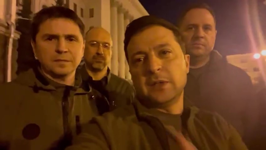 'Adolf Putin' Graffiti Splattered Across Russian Buildings As Thousands Protest The President'S 'Acting Like Hitler' Ukrainian President Volodymyr Zelensky Promised To Stay In Kyiv.