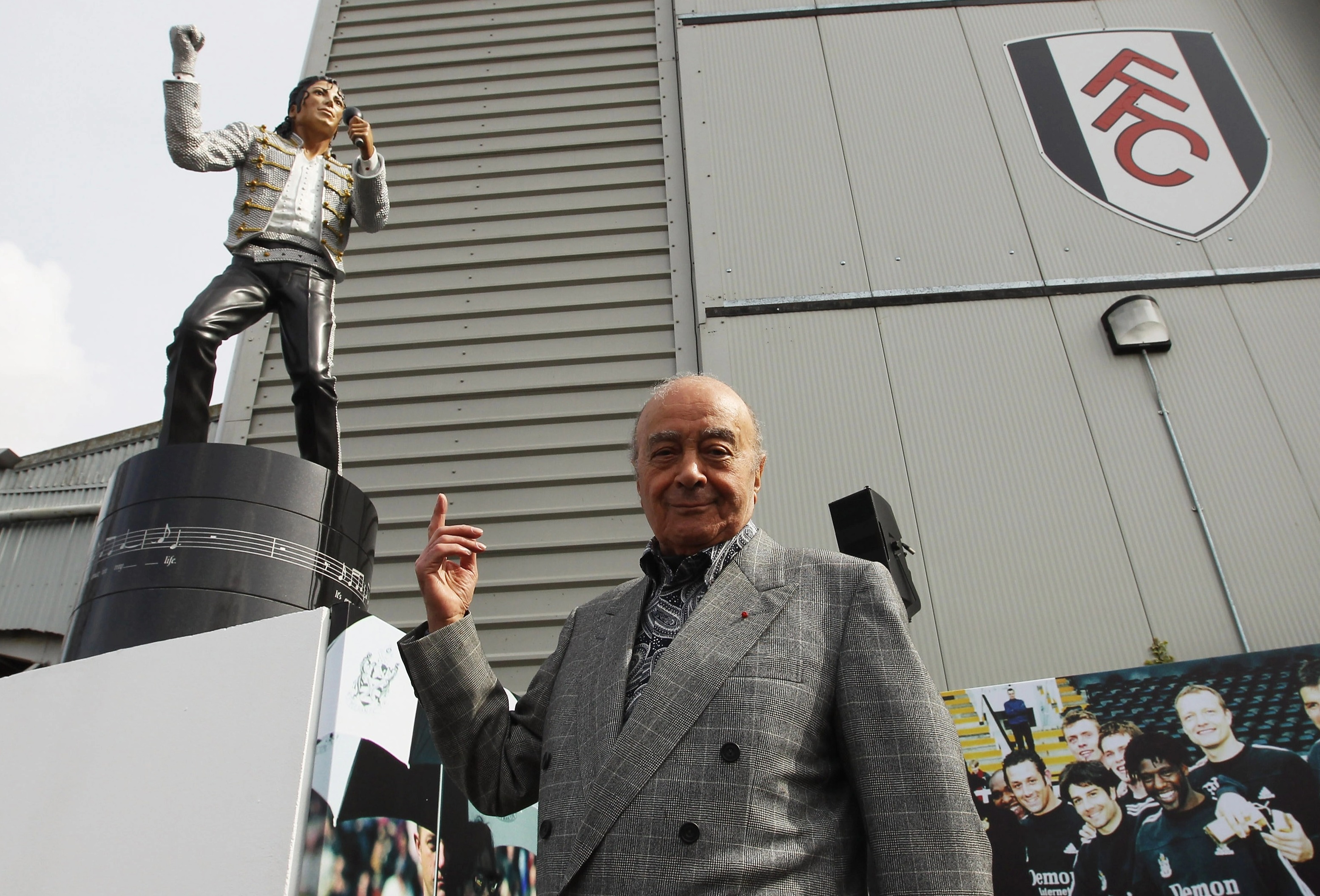 7 Of The Strangest Excuses In Football: From Gray Kits To Croaking Frogs And Michael Jackson Former Fulham President Mohamed Al Fayed Blamed The Removal Of The Michael Jackson Statue At Craven Cottage For Their Relegation.