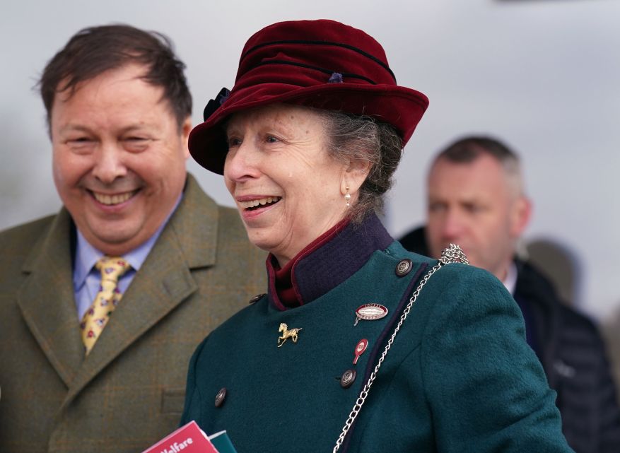 Aintree Revelers Get Into The Party Spirit At The Grand National As Racers Enjoy Booze And Plucky Frosts. Princess Anne Was Among Those Present, Although Unfortunately She Did Not Join The Dance.