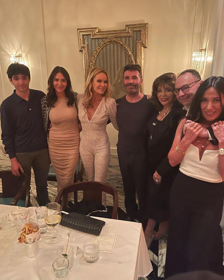 All Bgt Fans Are Saying The Same Thing As Amanda Holden And Simon Cowell Wear The Same Home Outfits For The Reunion. The Famous Trio Went To Dinner At Mayfair In Honor Of The Birthday Of Friend Jonathan Shalit (Second From Right).
