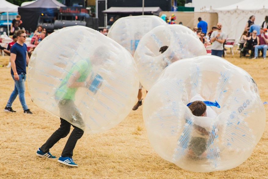 A Quiet Holiday Getaway That Your Kids Will Love Zorbing Is Available At Landal Kenwick Woods.