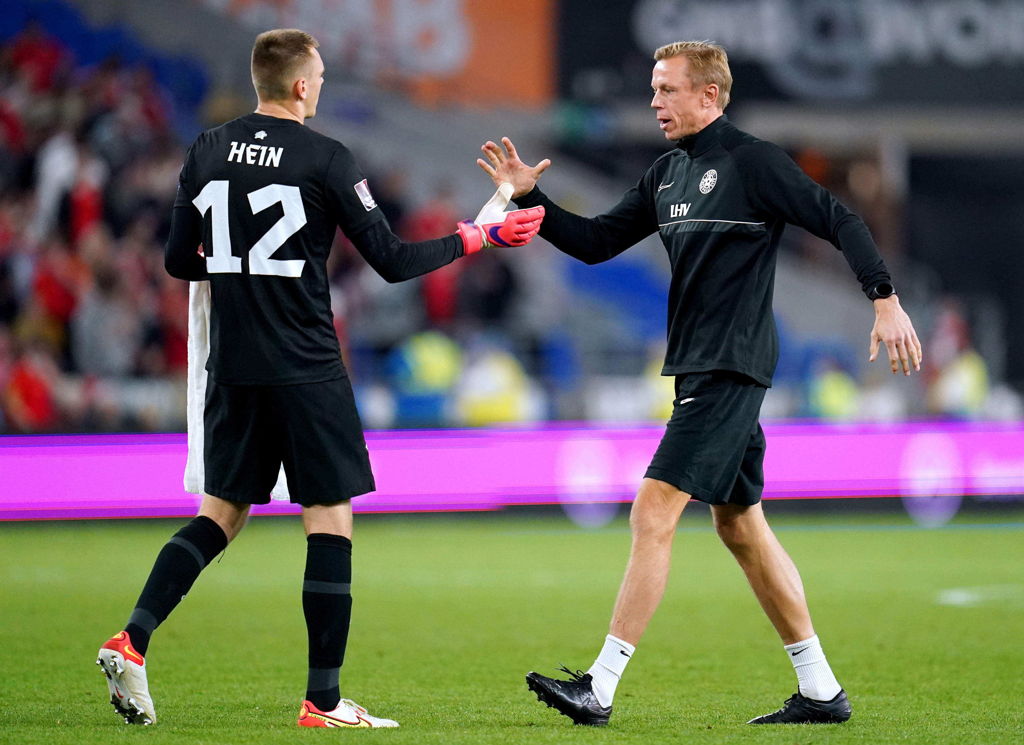 Hein has been congratulated by Estonia's goalkeeping coach - and former Arsenal star - Mart Pom.
