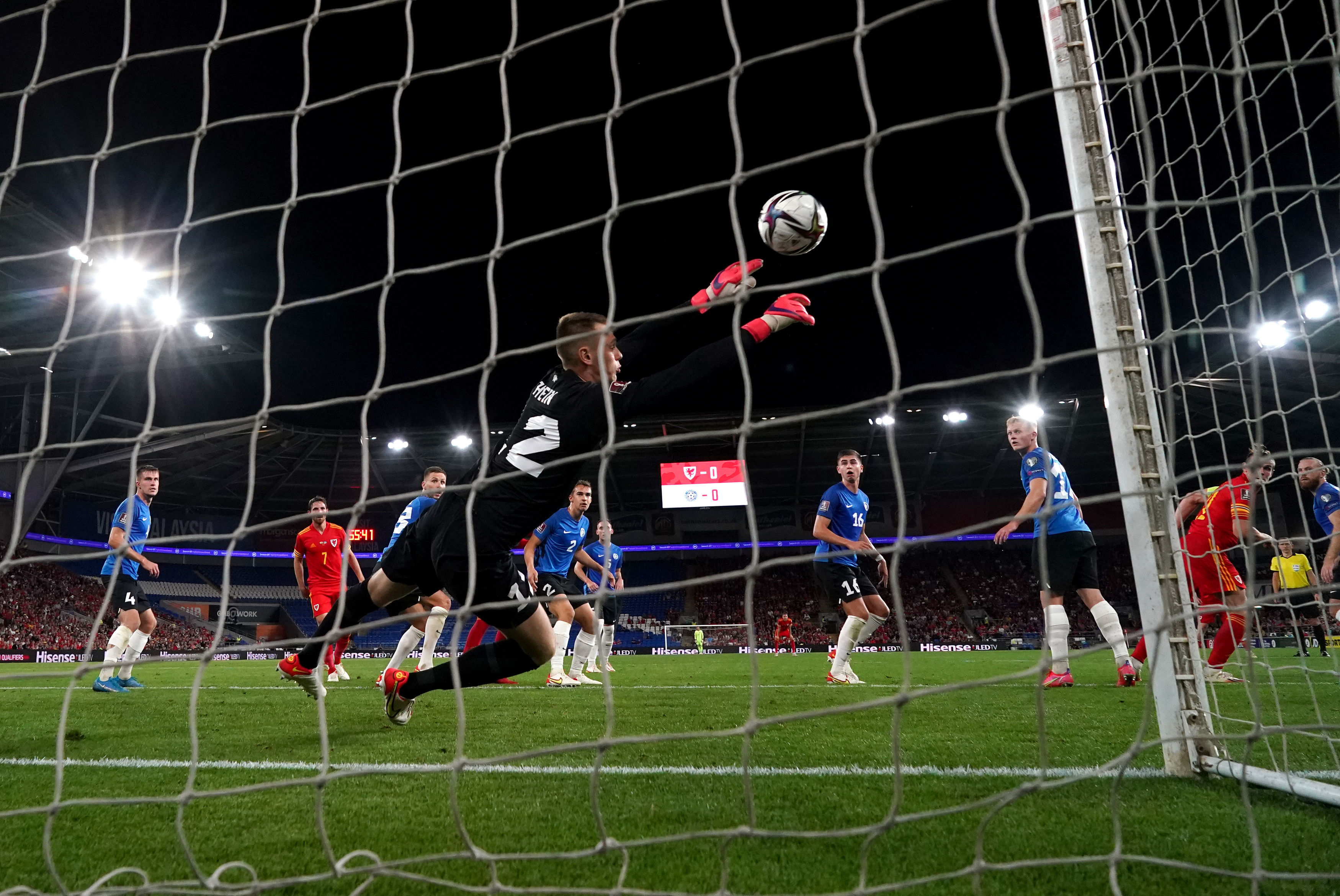 Carl Hahn has saved a lot for Wales.