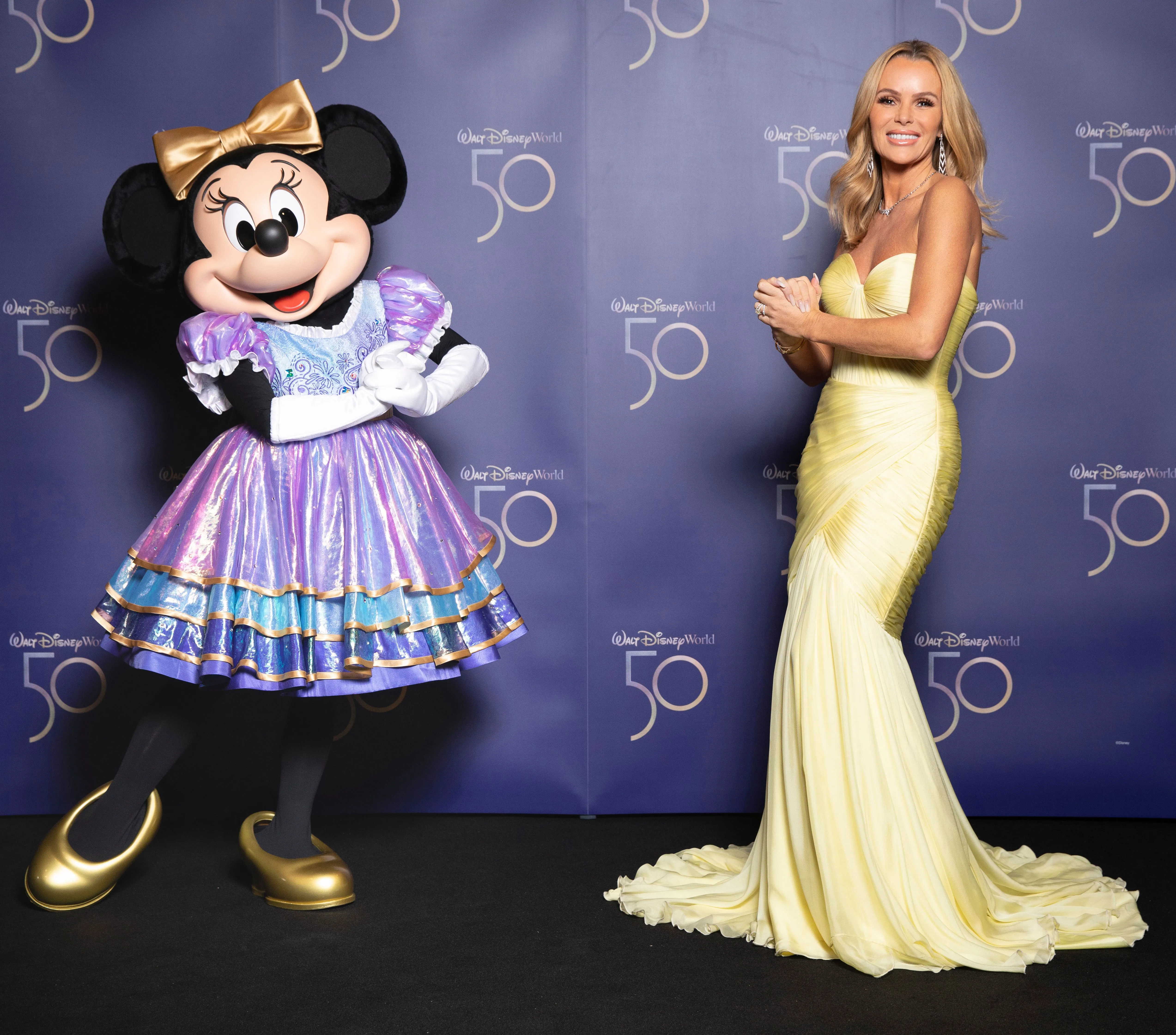 Britain's Got Talent judges were all smiling as they laughed with Minnie Mouse.